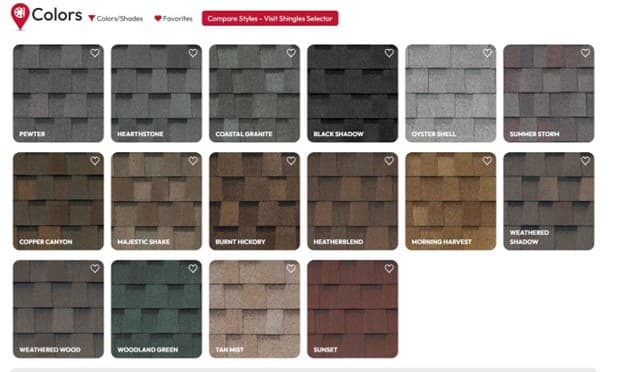 designer shingles